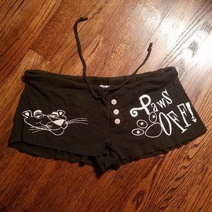 Paws Off! Pink Panther Soft 100% Cotton Shorts S
